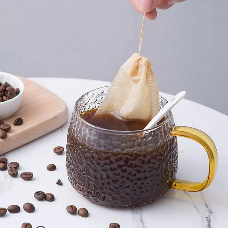 20-5000X Tea Bags Disposable Drawstring Flip Empty Teabag Herb Loose Tea Filter gallery