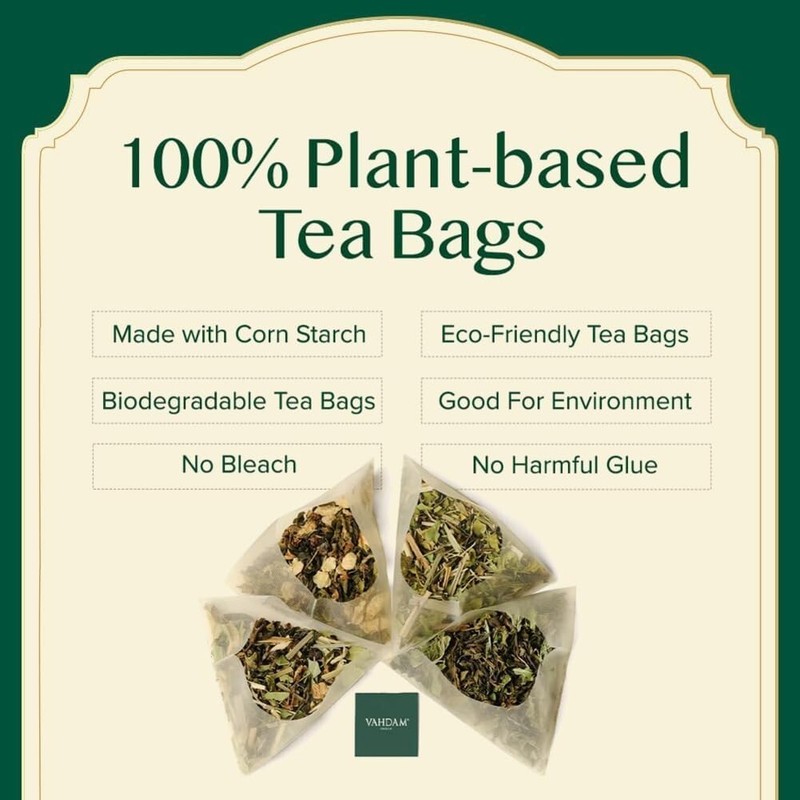 Exquisite Tea Experience: 40 Pyramid Teabags Assorted with 20 Flavors gallery