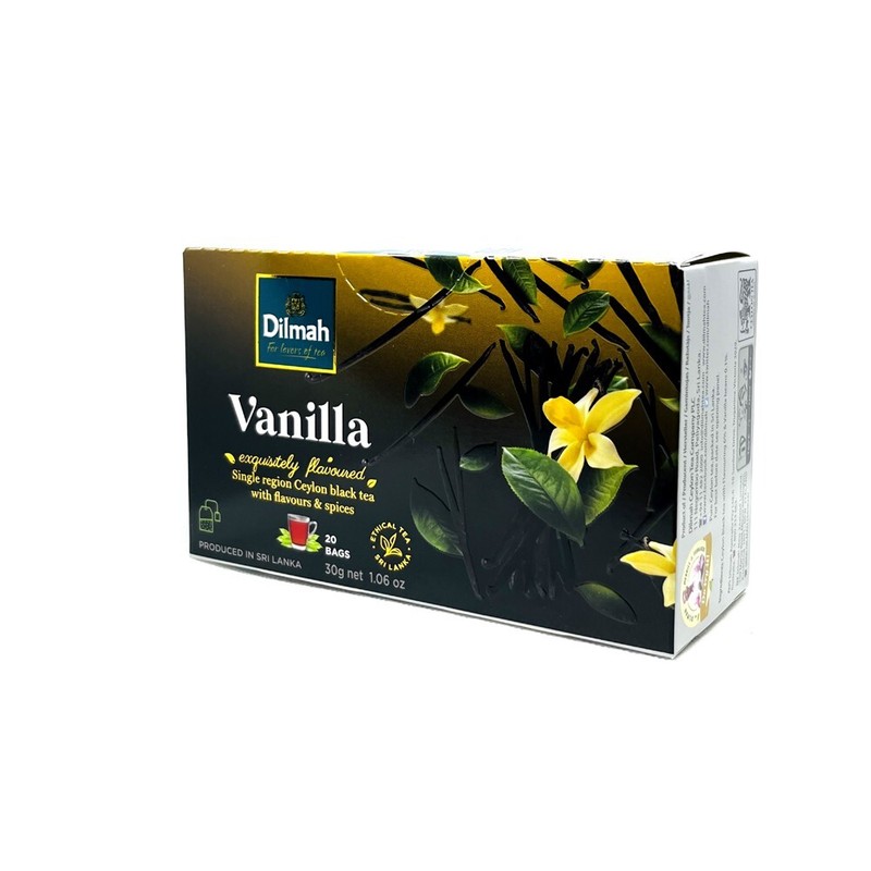 Dilmah - Fun Flavored Tea - Vanila - Ceylon Tea - 20 Tea Bags gallery