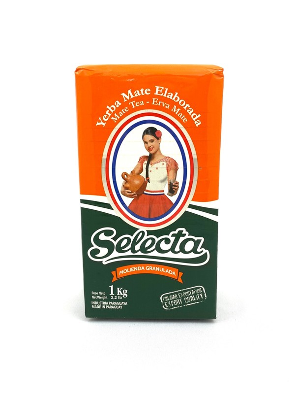 100% Natural New Unopened Selecta Traditional Yerba Mate 1kg