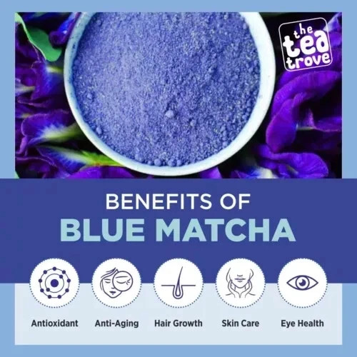 The Tea Trove Superbrew Probiotic Blue Matcha (30 gm) Free Shipping World Wide gallery