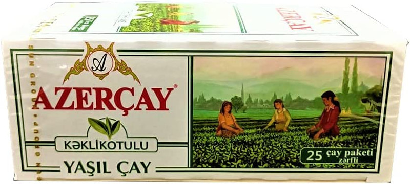 AzerCay Green Tea THYME 25tb зеленый чай с Чабрецом NO GMO KOSHER AZERBAIJAN gallery