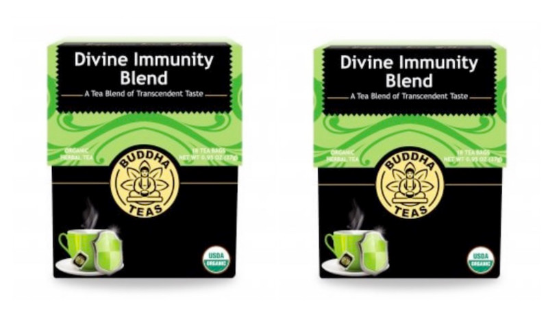 Buddha Teas Organic Divine Immunity Blend Tea 18 bags (2 PACK)