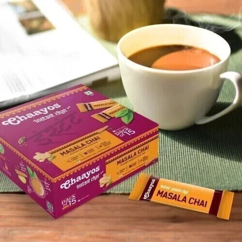 Chaayos Instant Masala Chai Tea Pack Of 15 Free Shipping World Wide