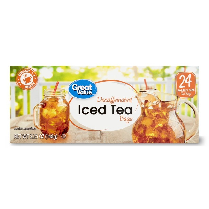 (6 pack) Great Value Decaffeinated Iced Tea Bags, 24 Count gallery