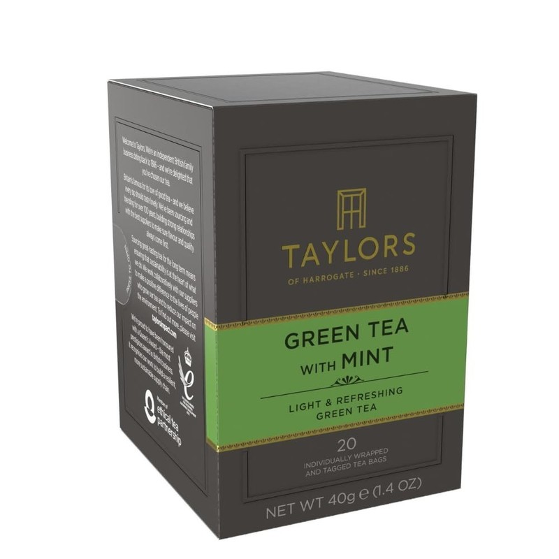 Refreshing Green Tea with Mint - 120 Individually Wrapped Teabags, Caffeinated gallery