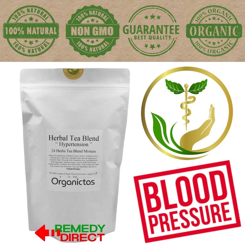 Best HYPERTENSION TEA – A Tea good for Hypersension 24 organic Herbs Tea Blend