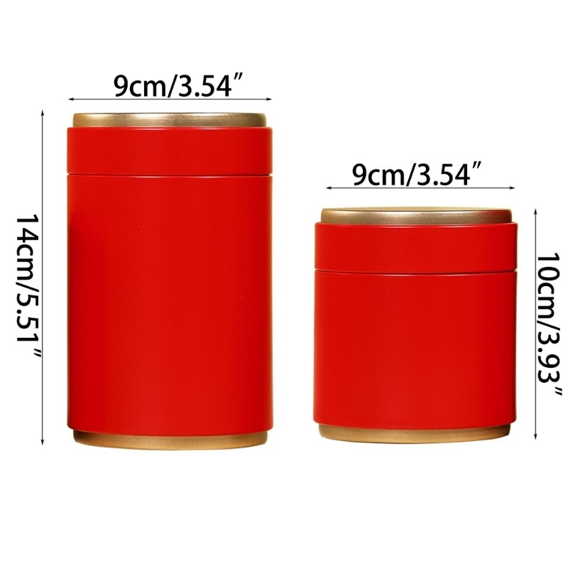 Tea Containers Cans Candy Snacks Small Round Boxes Portable Tin Cans gallery