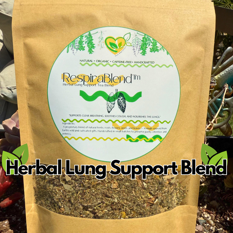 Herbal Lung Loose Tea – Mucus Cleanse Respiratory & Breathing Support 1/3.5 oz