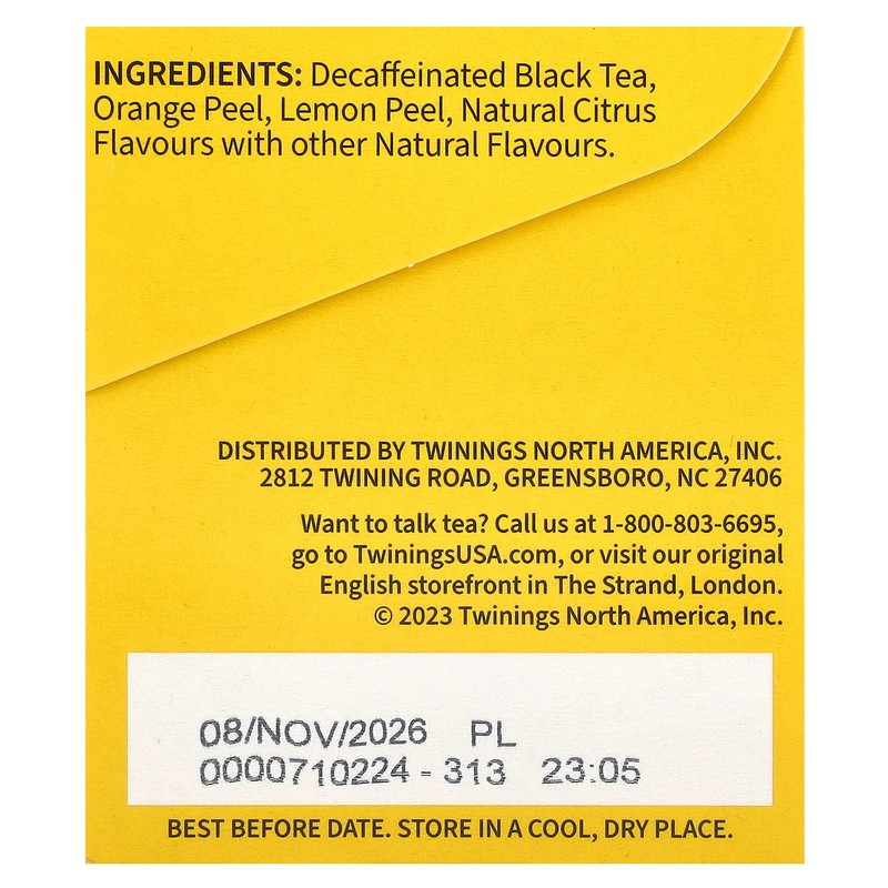 Flavored Black Tea, Lady Grey, Decaffeinated, 20 Tea Bags, 1.41 oz (40 g) gallery