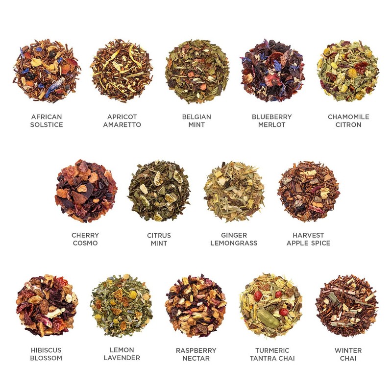 Single Steeps Loose Leaf Tea Sampler Tea Chest, Assorted Variety Tea Box, 28 ... gallery