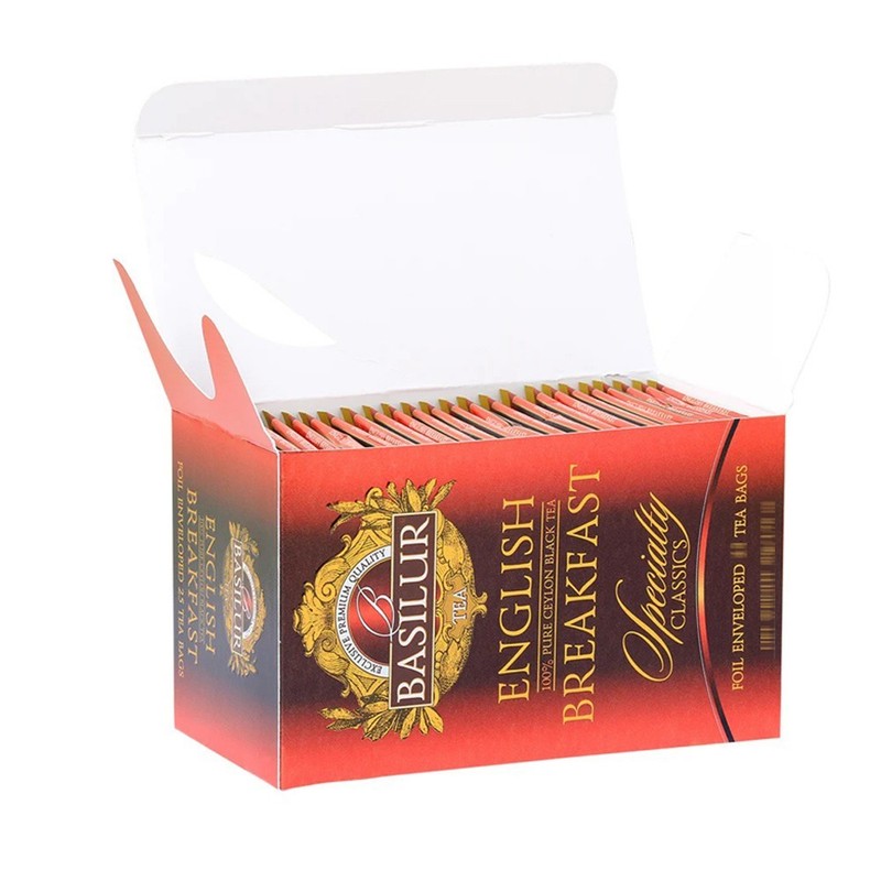 Basilur – English Breakfast – Enveloped 20 Tea Bags