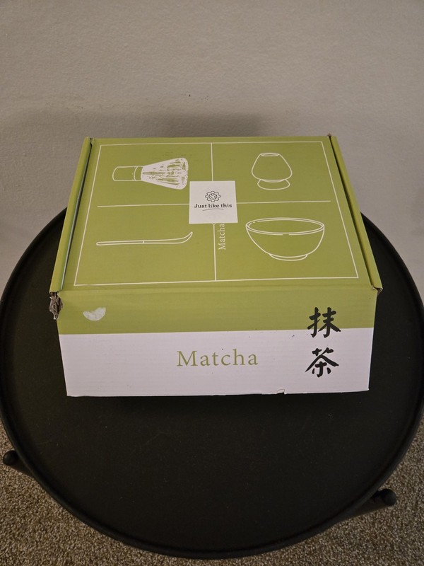 Matcha Tea Set Kit Complete Starter Set Whisk Bowl Scoop Sifter Gift Box