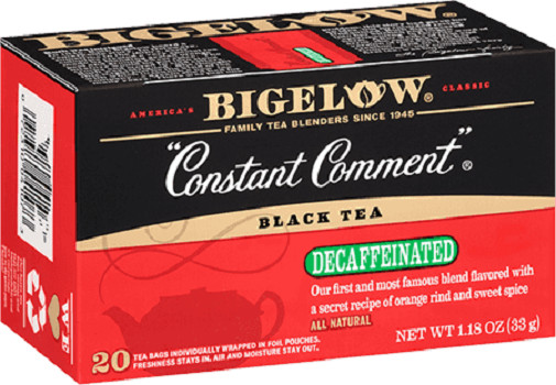 Bigelow Constant Comment Decaffeinated Black Tea 2 Pack