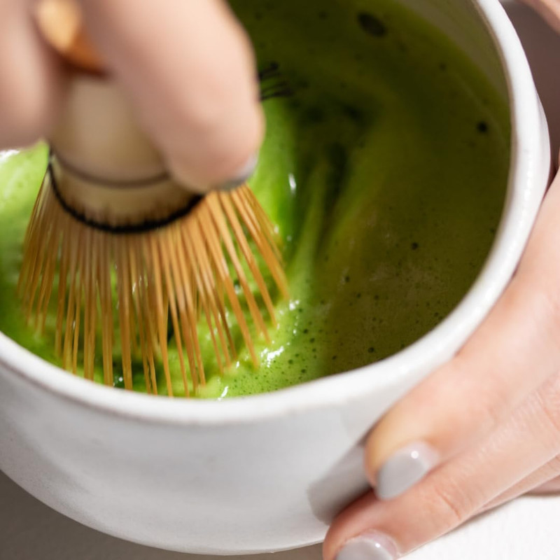 Complete Matcha Tea Ceremony Set - Includes: Bamboo Matcha Whisk & Bamboo Tea Sc gallery
