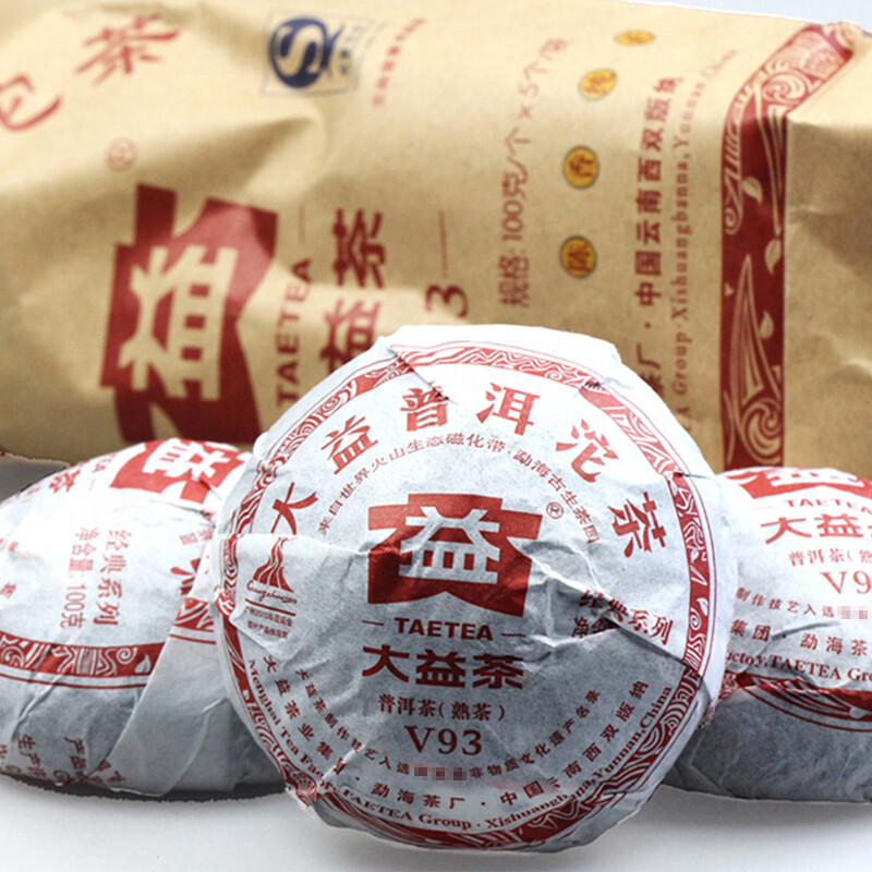 Pu’er V93 Tea * 2010 TAETEA Menghai Dayi Pu-erh Tea Tuo Cha Puer Ripe Tuocha