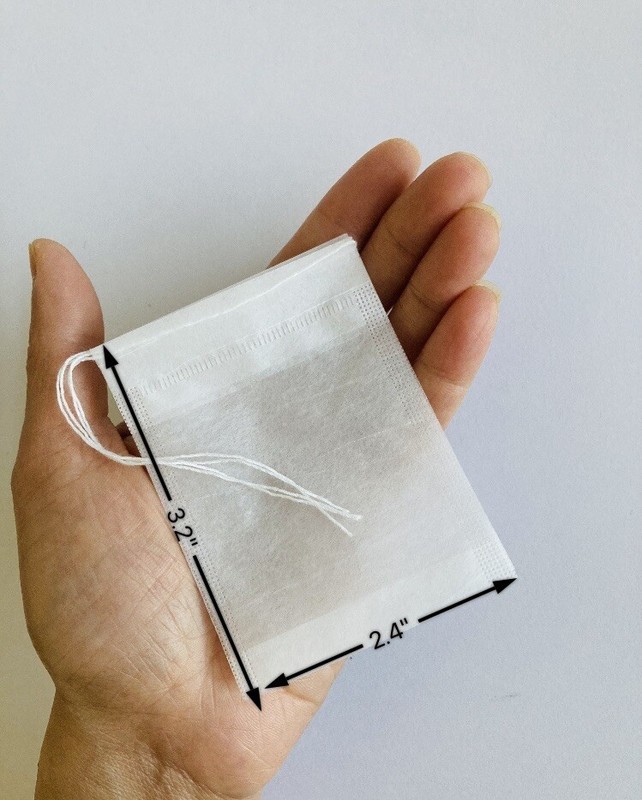 Empty Filter Tea Bag 100 Pcs Disposable BUY 2 GET 1 FREE gallery