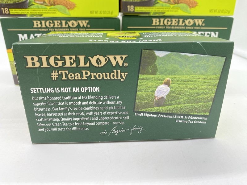 Bigelow Matcha Green Tea With Turmeric 6 Boxes of 18 Each gallery