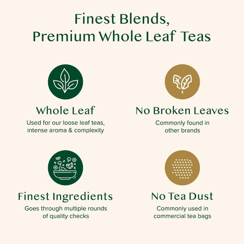 VAHDAM Assorted White Tea Sampler Gift Set, Gluten Free, Non GMO - 4 Unblended gallery