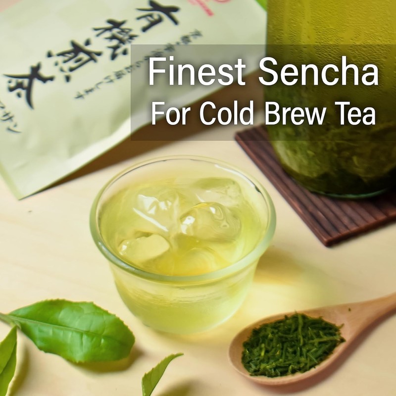 Authentic Japanese Sencha Loose Leaf Tea - 80g Bag, High in Antioxidants gallery
