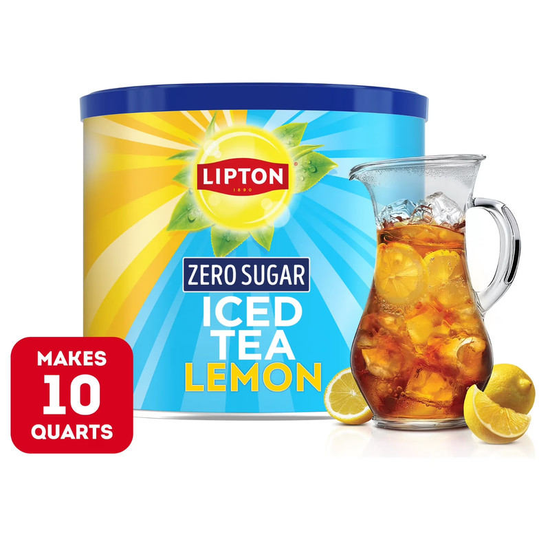 PR Lipton Zero Sugar Lemon Iced Tea Mix, 10 Quarts - FREE SHIPPING gallery