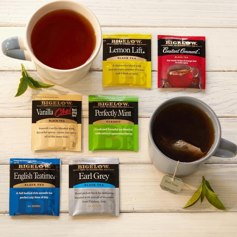 Mixed Black Tea - 120 Individually Wrapped Tea Bags, 6 Unique Flavors gallery