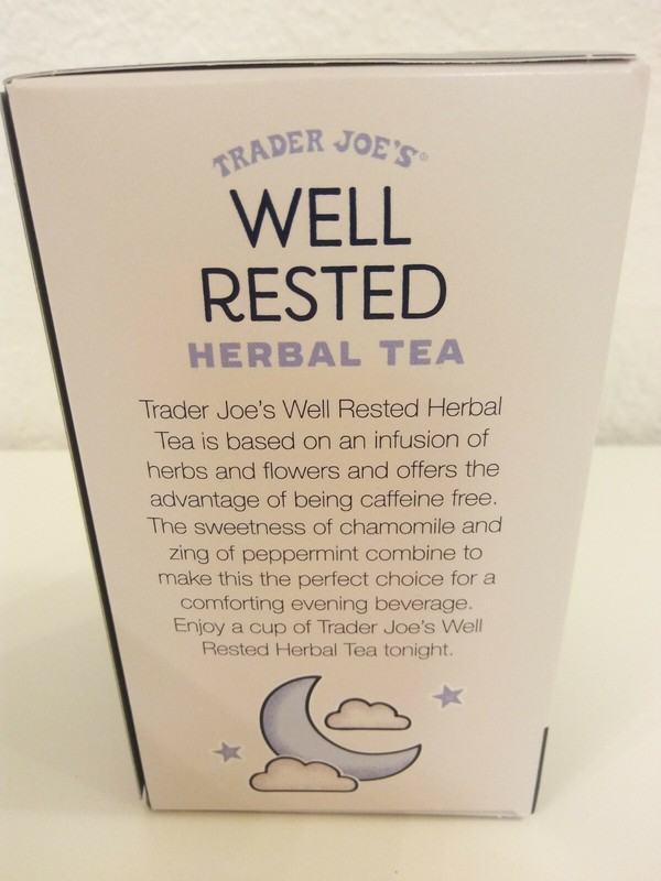 4 PACK Trader Joes Well Rested Chamomile Tea 20 Bags Box Decaf gallery