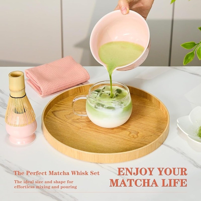 Matcha Whisk Set Complete Kit Authentic Tea Ceremony Tools & Accessories New gallery