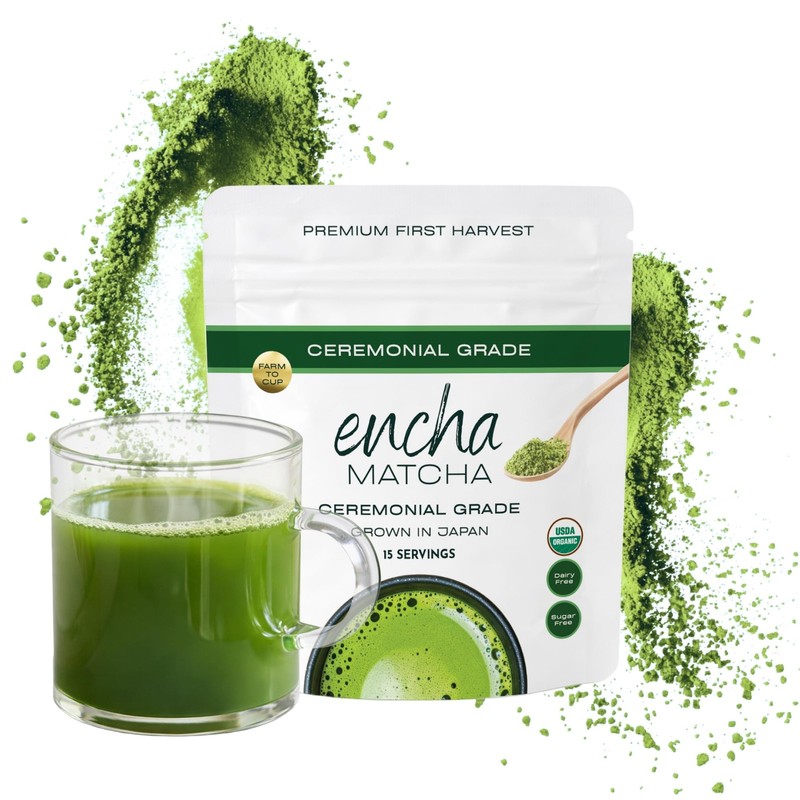 Matcha – Ceremonial Grade Matcha Powder, Organic First Harvest Japanese Green…