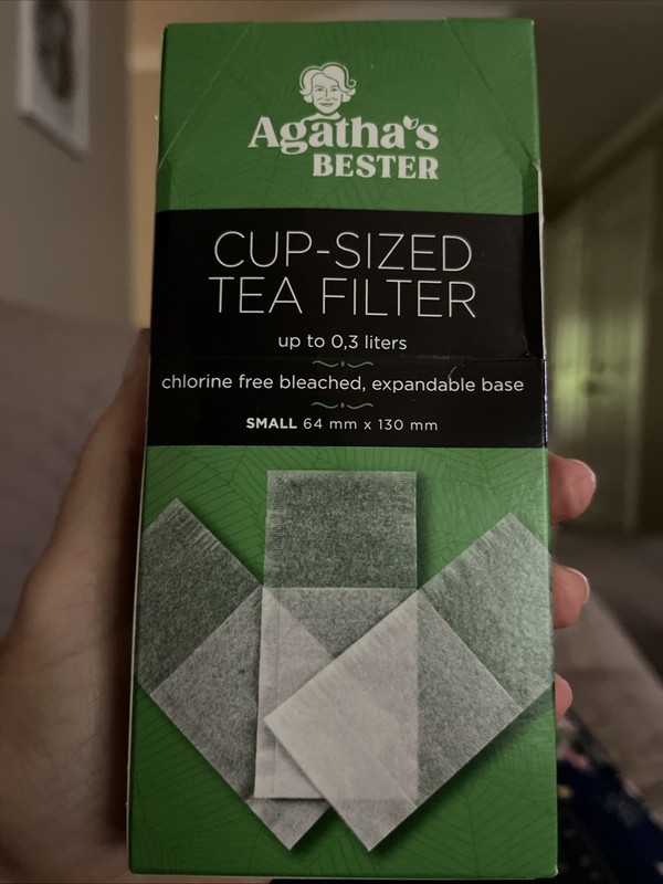 Fill n Brew Loose Tea Filters Unbleached Chlorine Free 100 Pack Small 1 Cup NEW