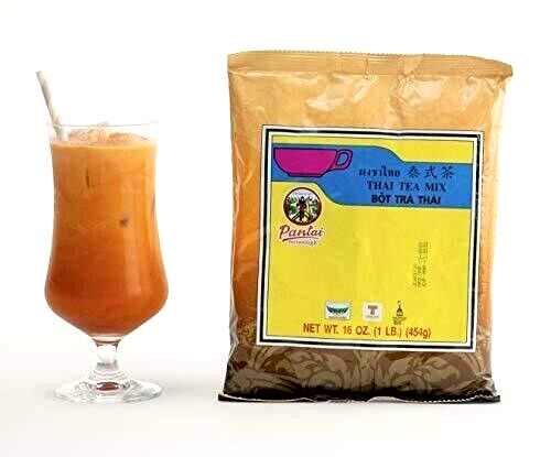 Pantai Thai Tea Leaves Mix ( Pantai ) Thai Iced Tea 16 oz ~ Exp Nov 2024