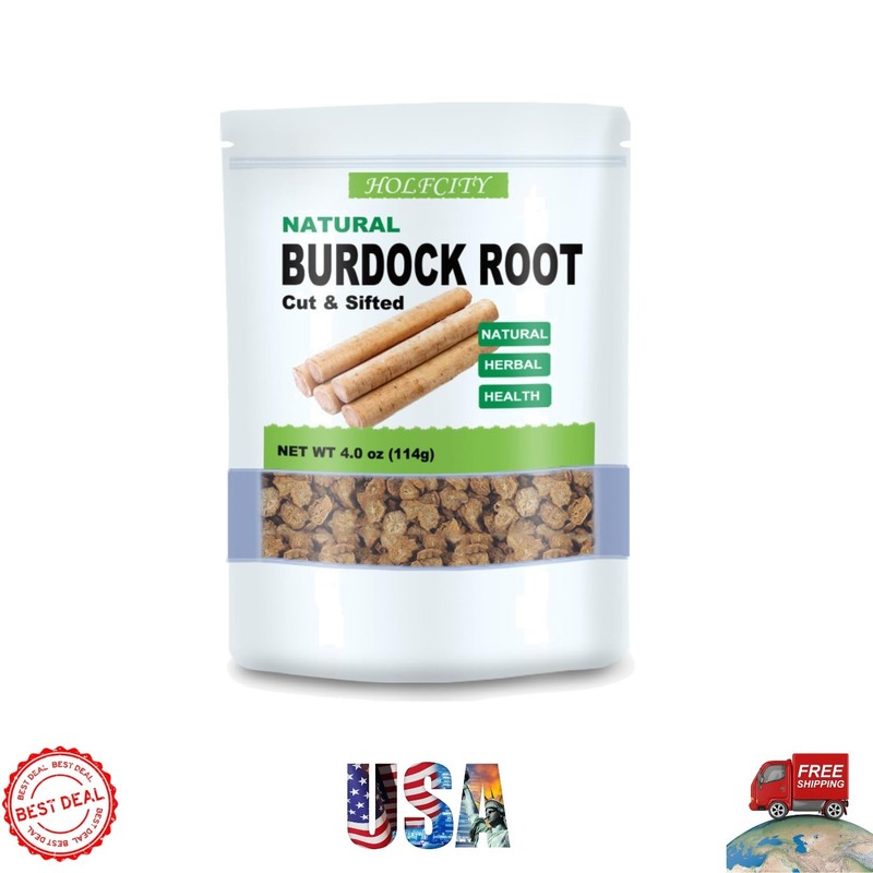 Cut & Sifted Burdock Root Tea, 4oz Herbal Granules – Quality & Freshness
