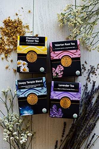 Organic Valerian Root Tea Caffeine Free 18 Count Herbal Sleep Aid Tea gallery