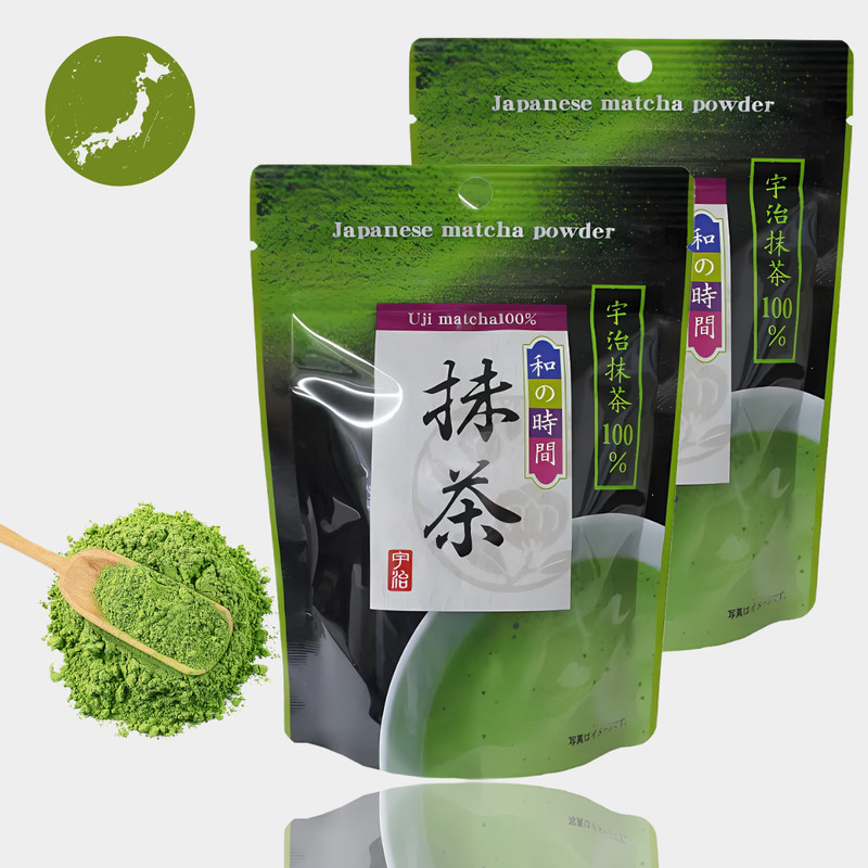 Japanese Uji Matcha Green Tea Powder 40g ×2 (2.82oz) – 100% Pure Stone-Milled