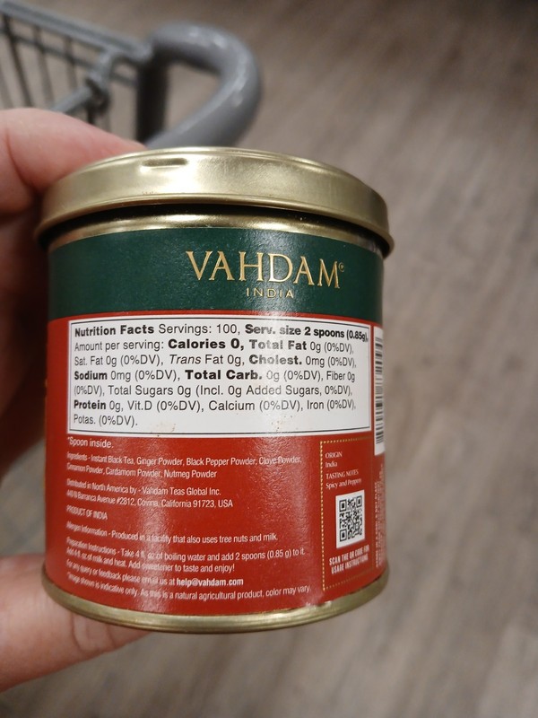 VAHDAM Instant Chai Tea (3oz/85g) - Traditional Masala Chai | Makes 100 Cups | N gallery