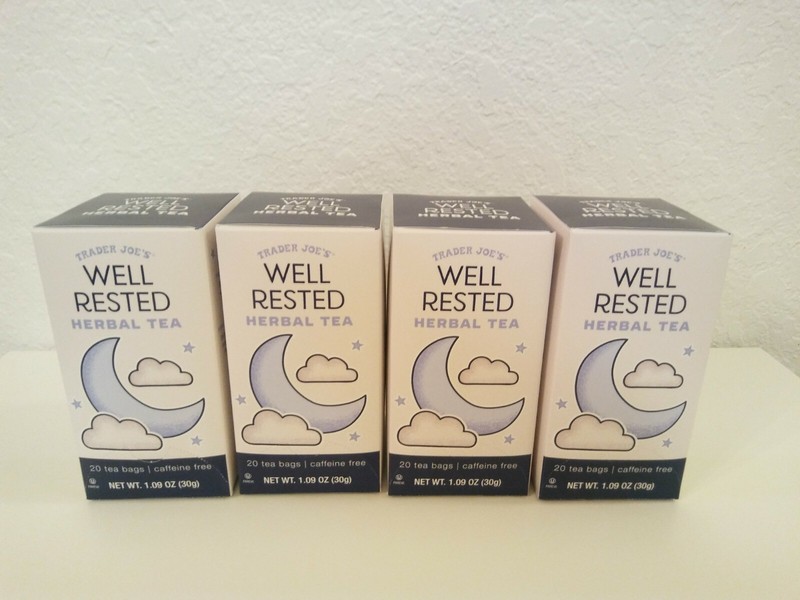 4 PACK Trader Joes Well Rested Chamomile Tea 20 Bags Box Decaf gallery
