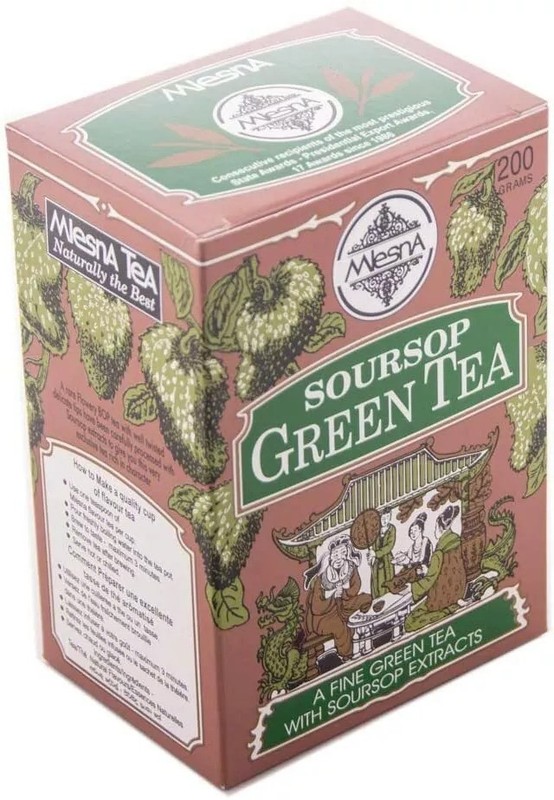 Pure Ceylon tea Mlesna Soursop Green Leaf Tea 200g