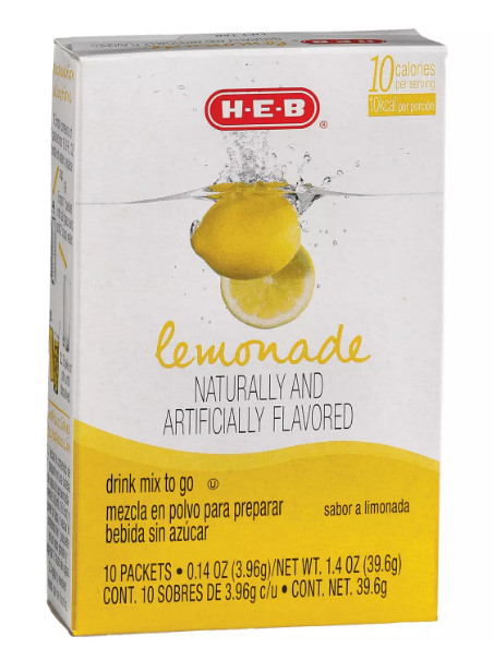 H‑E‑B Lemonade Drink Mix To Go