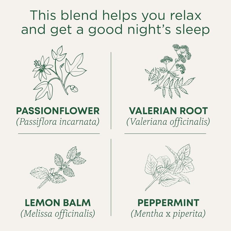 Valerian Root Tea - Organic Nighty Night Extra for Sleep Support, 16 Bags gallery