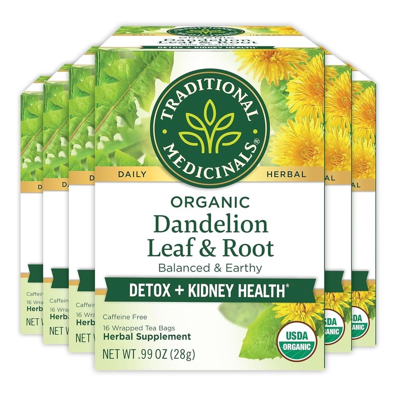 Dandelion Leaf & Root Tea Bags - 96 Count, Caffeine-Free gallery