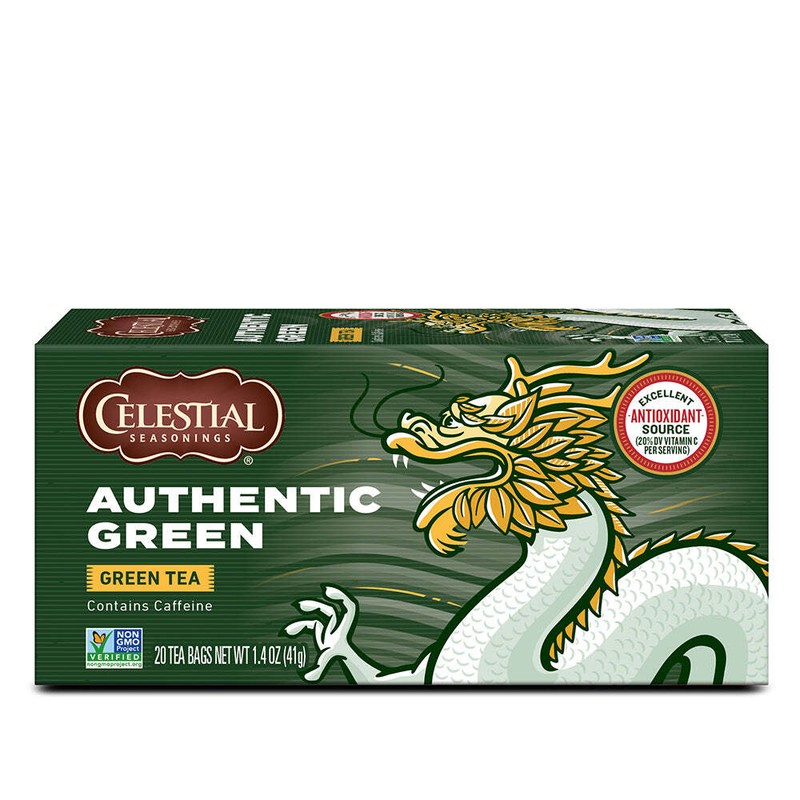 Celestial Seasonings Authentic Green Tea 20 Bag