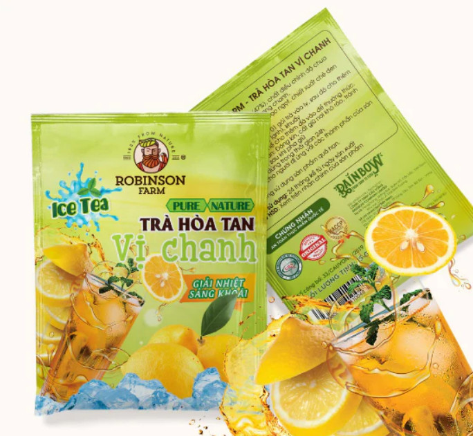Lemon Flavor Instant Vietnamese Tea 1 Box (18 bags x 15g) gallery