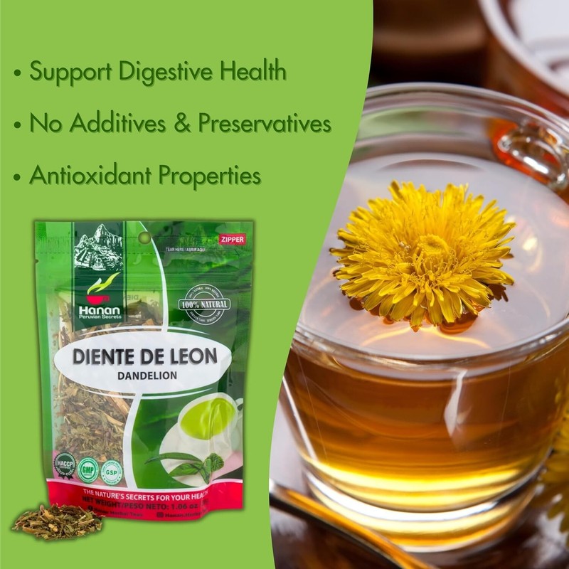 Dandelion Loose Leaf and Root Tea - Te de Diente de Leon Herbal Tea from Peru gallery