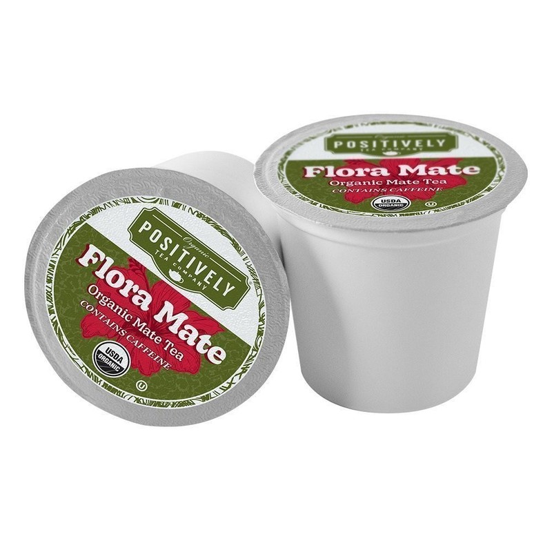 Positively Tea | Organic Flora Mate Tea | 96 Pods, Keurig Compatible gallery