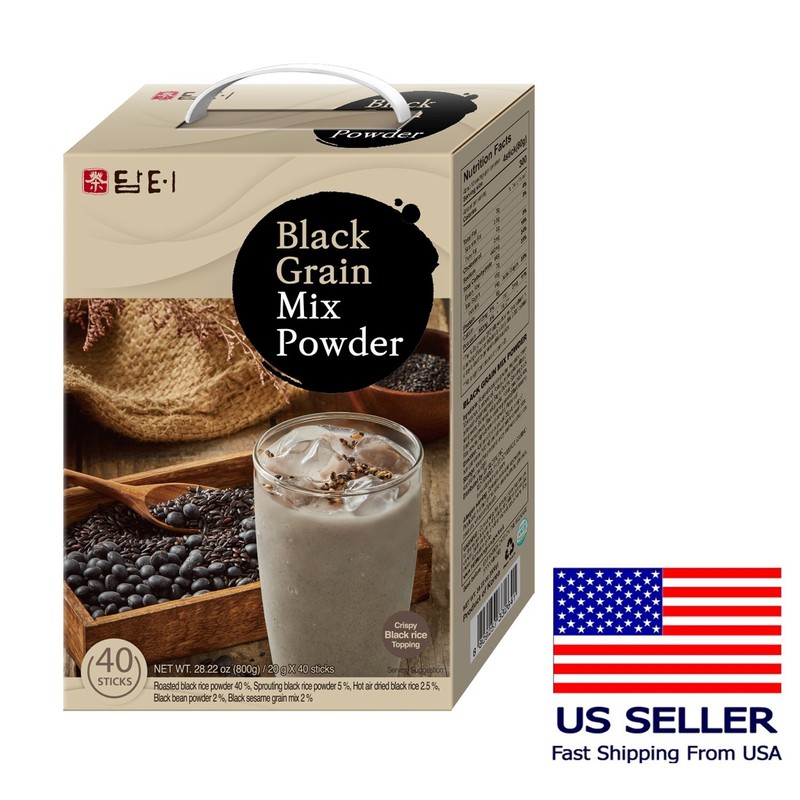 Damtuh Korean Black Grain Mix Powdered Tea 40 pcs x 1 Box