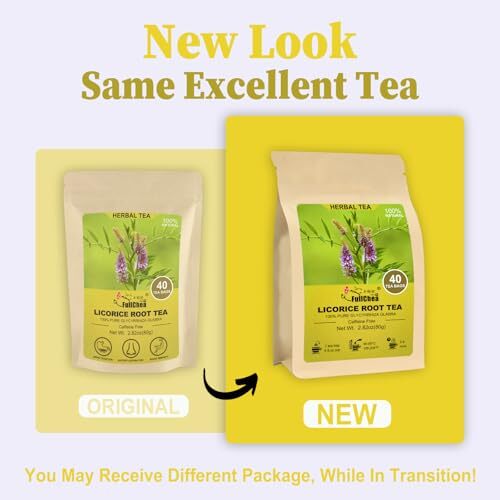 FullChea - Licorice Root Tea Bag, 40 Teabags, 2g/bag - Premium Licorice Root - gallery