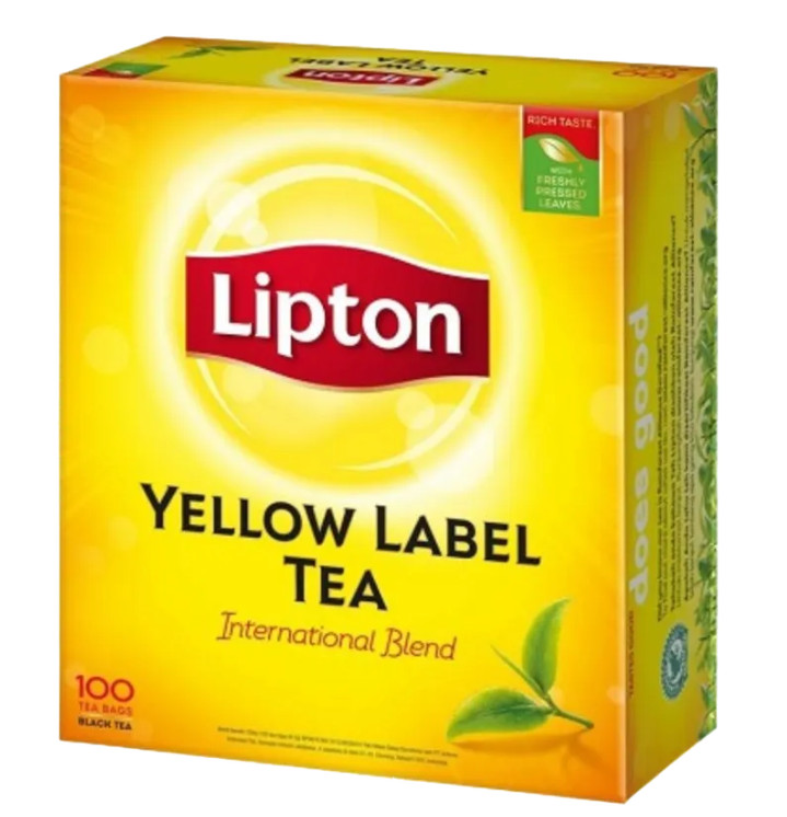 10x boxes LIPTON Yellow Label 100 Tea Bags (Total 1000 Tea Bags) FREE SHIPPING