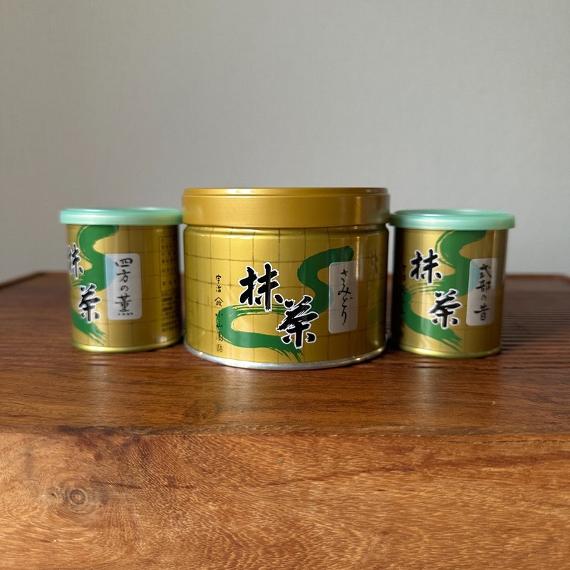 Uji Matcha Latte Set Yamamasa Koyamaen Matcha Tin set of 3 210g