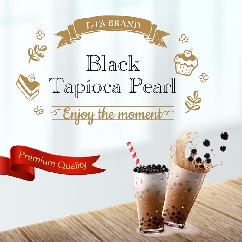 Quick Cook Black Tapioca Pearls for Bubble Tea gallery