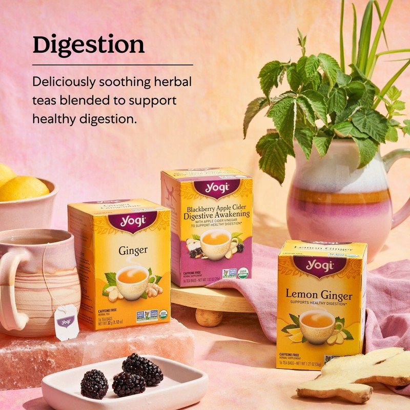 Yogi Tea - Purely Peppermint Tea (4 Pack) Caffeine Free - 64 Organic Tea Bags gallery